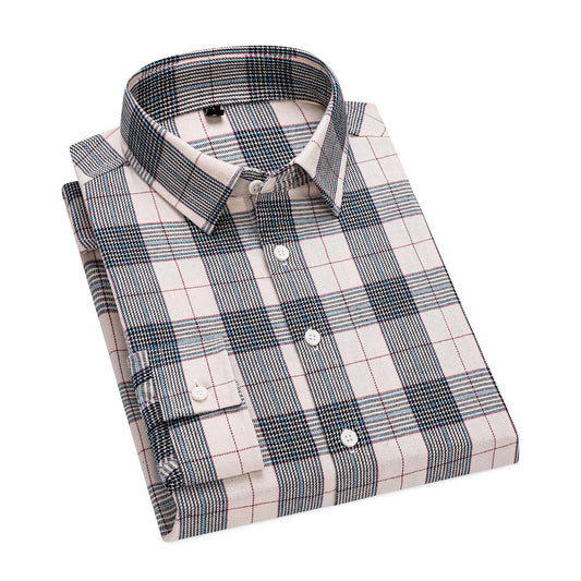 Kockás férfi hosszú ujjú ing