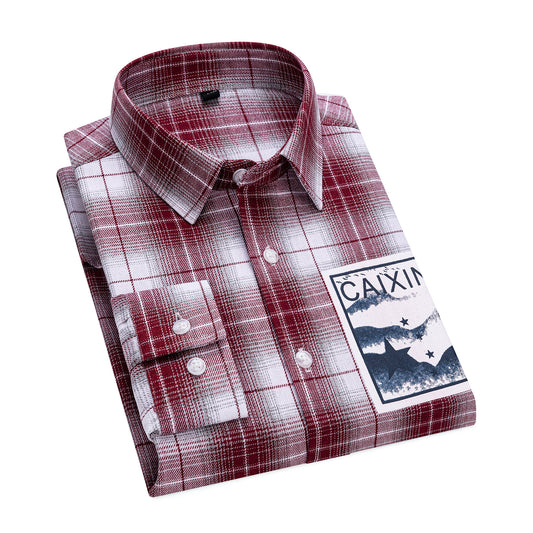 Kockás férfi hosszú ujjú ing