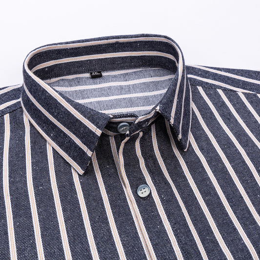 Csíkos férfi hosszú ujjú ing