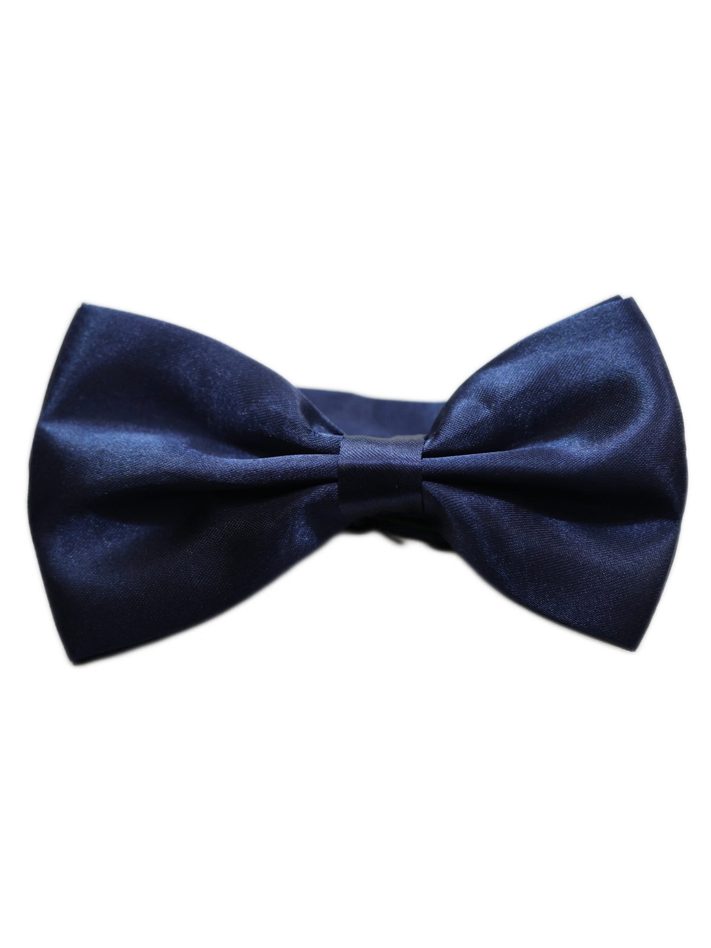 sötétkék kétrétegű férfi csokornyakkendő elegáns alkalmakra