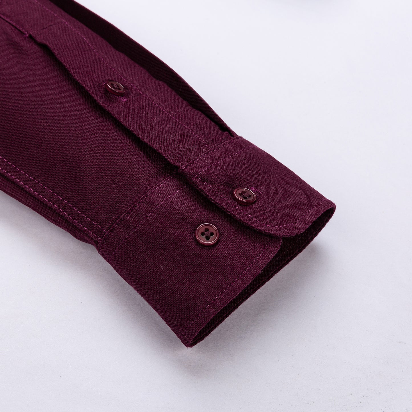 bordó oxford férfi ing mandzsetta részlet