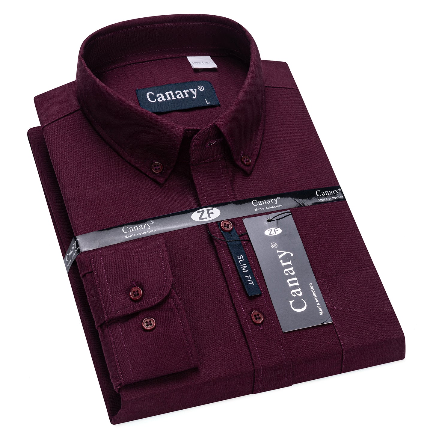 bordó oxford férfi ing slim fit prémium anyag