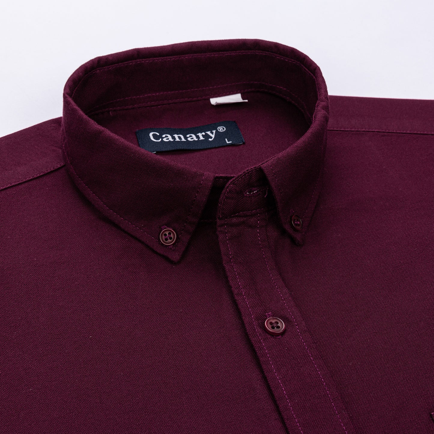 bordó oxford ing button-down gallér részlet