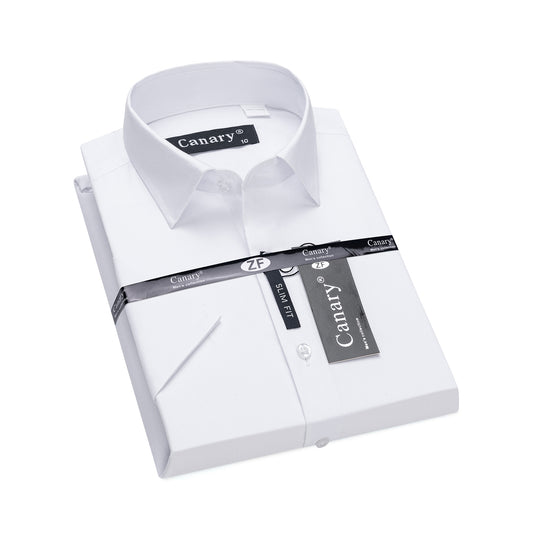 Fiú slim fit fehér ing