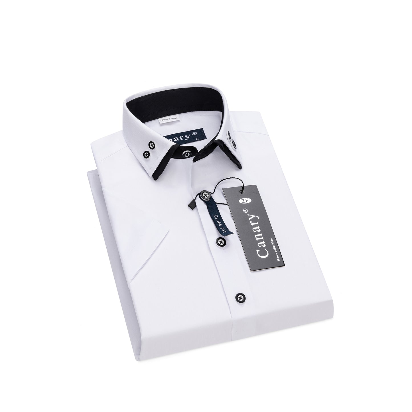 Fehér gyerek elegáns slim fit ing, tökéletes iskolai előadásokra és szülinapi partikra.