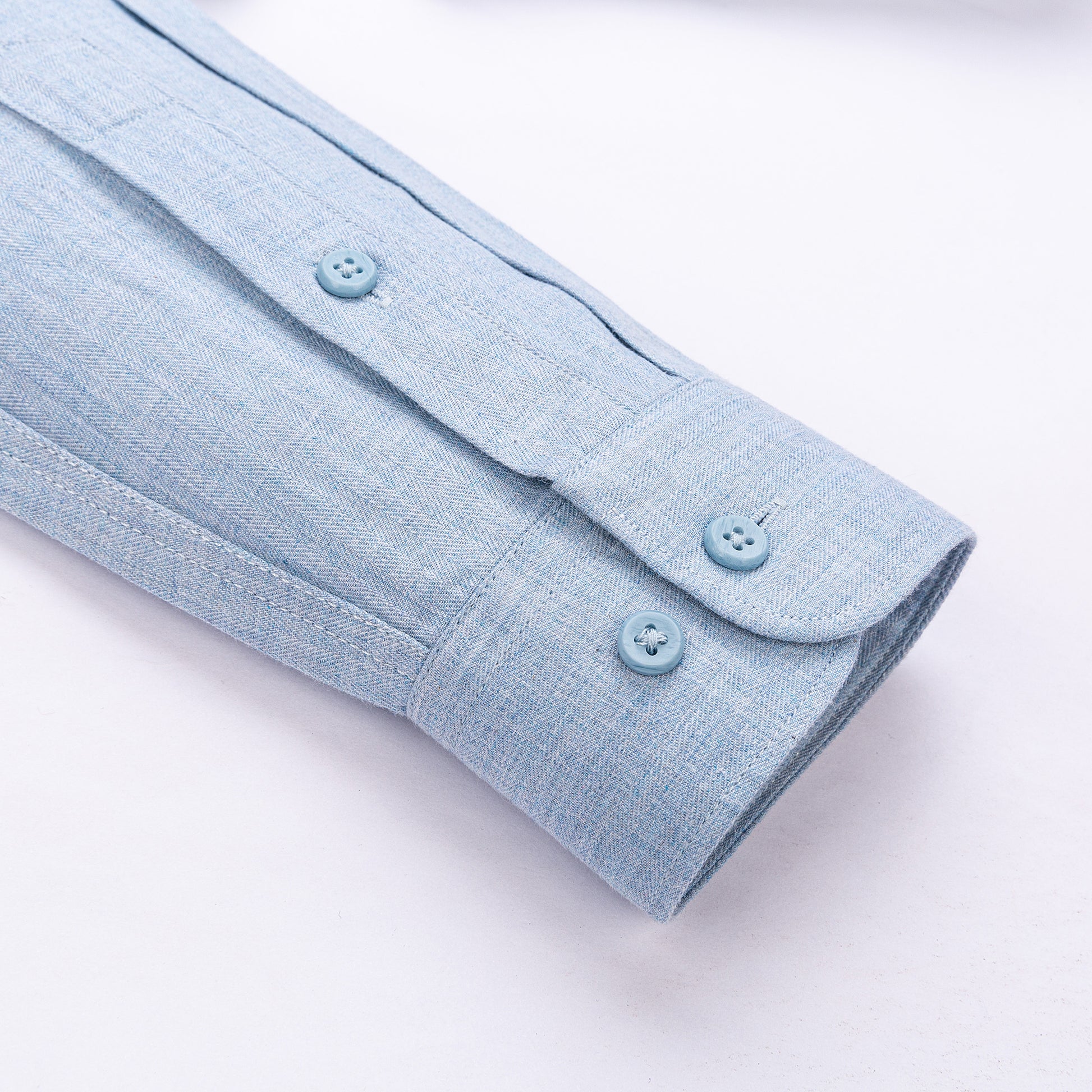 Hosszú ujju férfi ing, Slim-fit lenvászon lélegző és gyűrődésálló, business casual stílus - Canary Shirt