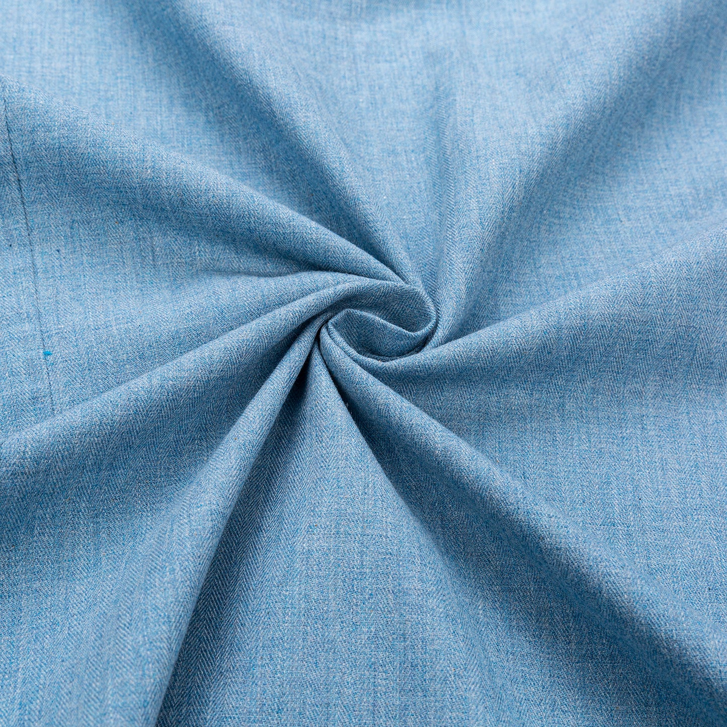 Kék len férfi ing, lélegző és gyűrődésálló, business casual stílus - Canary Shirt