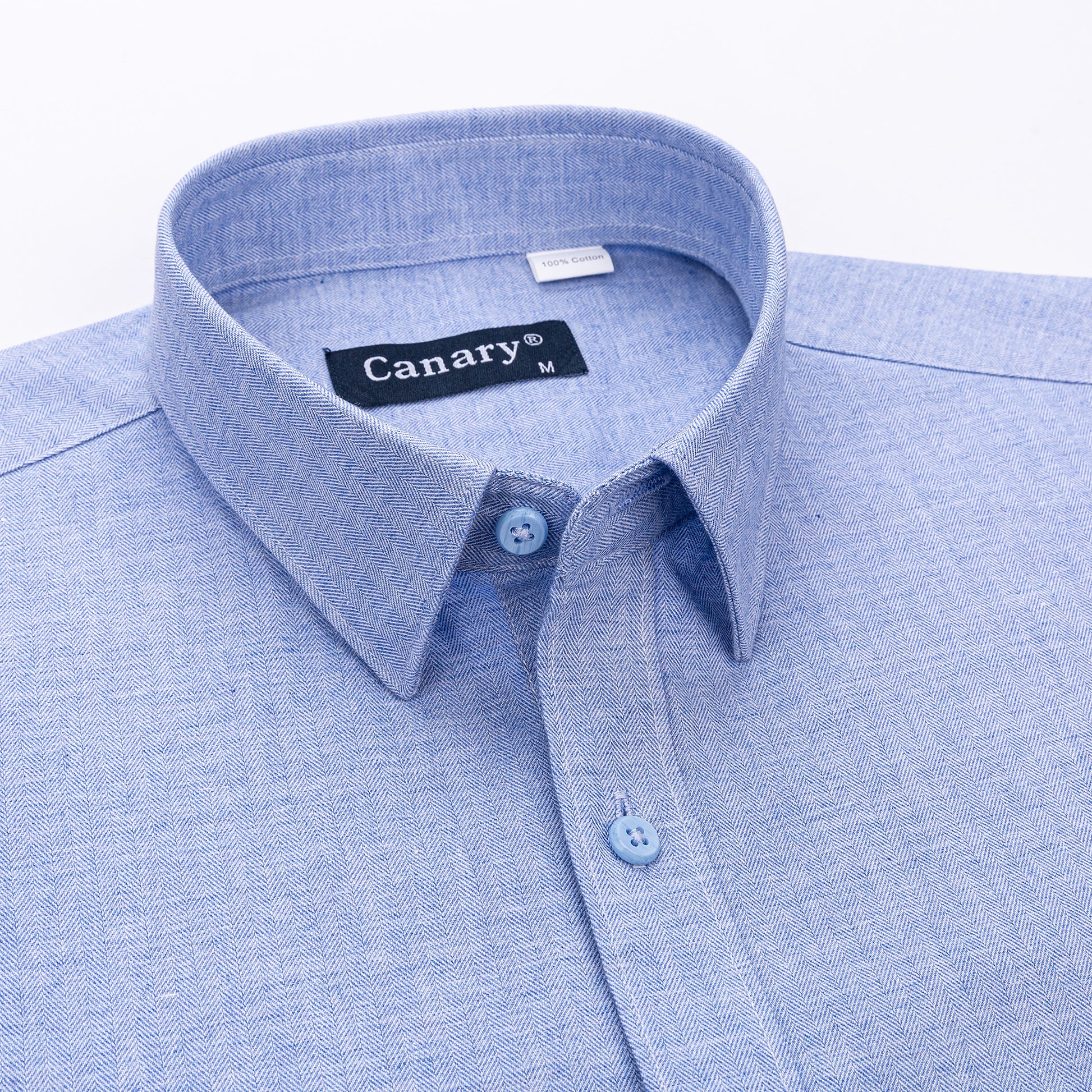 Kék színű lenvászon férfi slim fit ing, tökéletes irodai es casual osszeallitasokhoz.