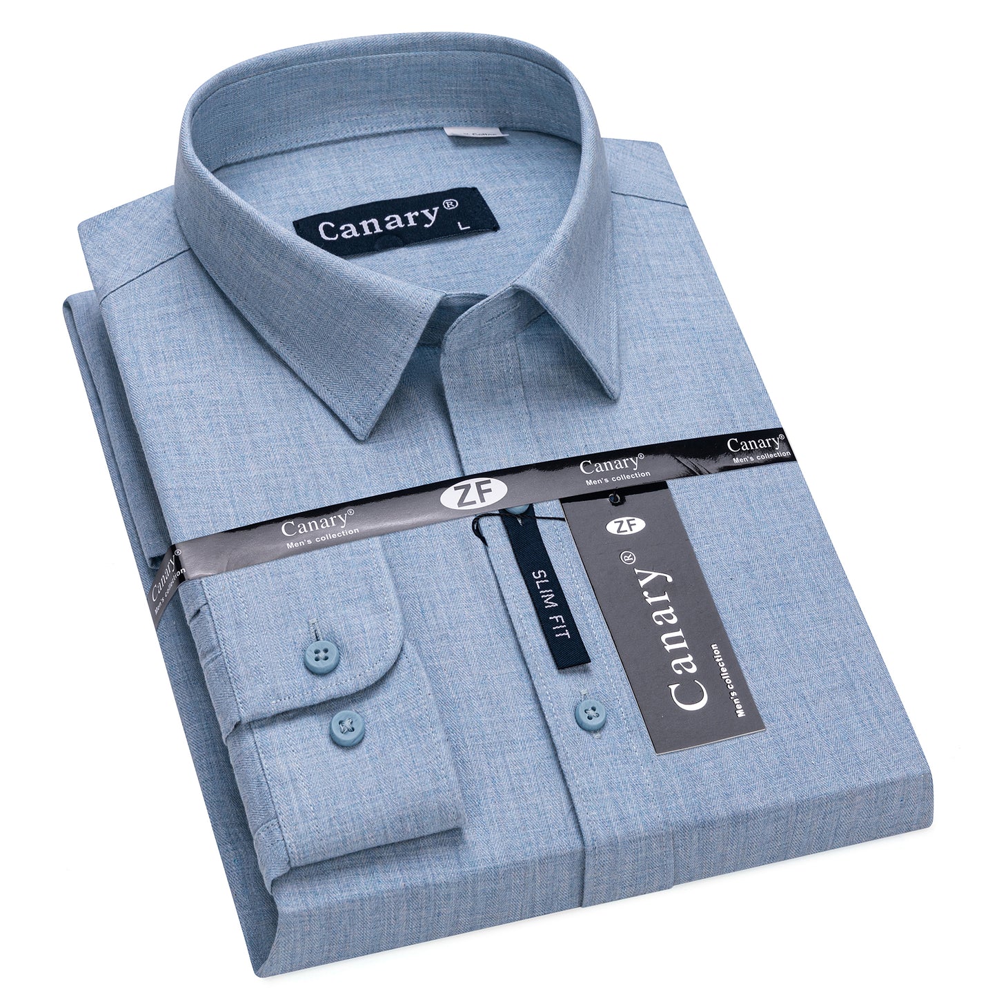 világos kék színű lenvászon férfi slim fit ing, tökéletes irodai es casual összeallításokhoz