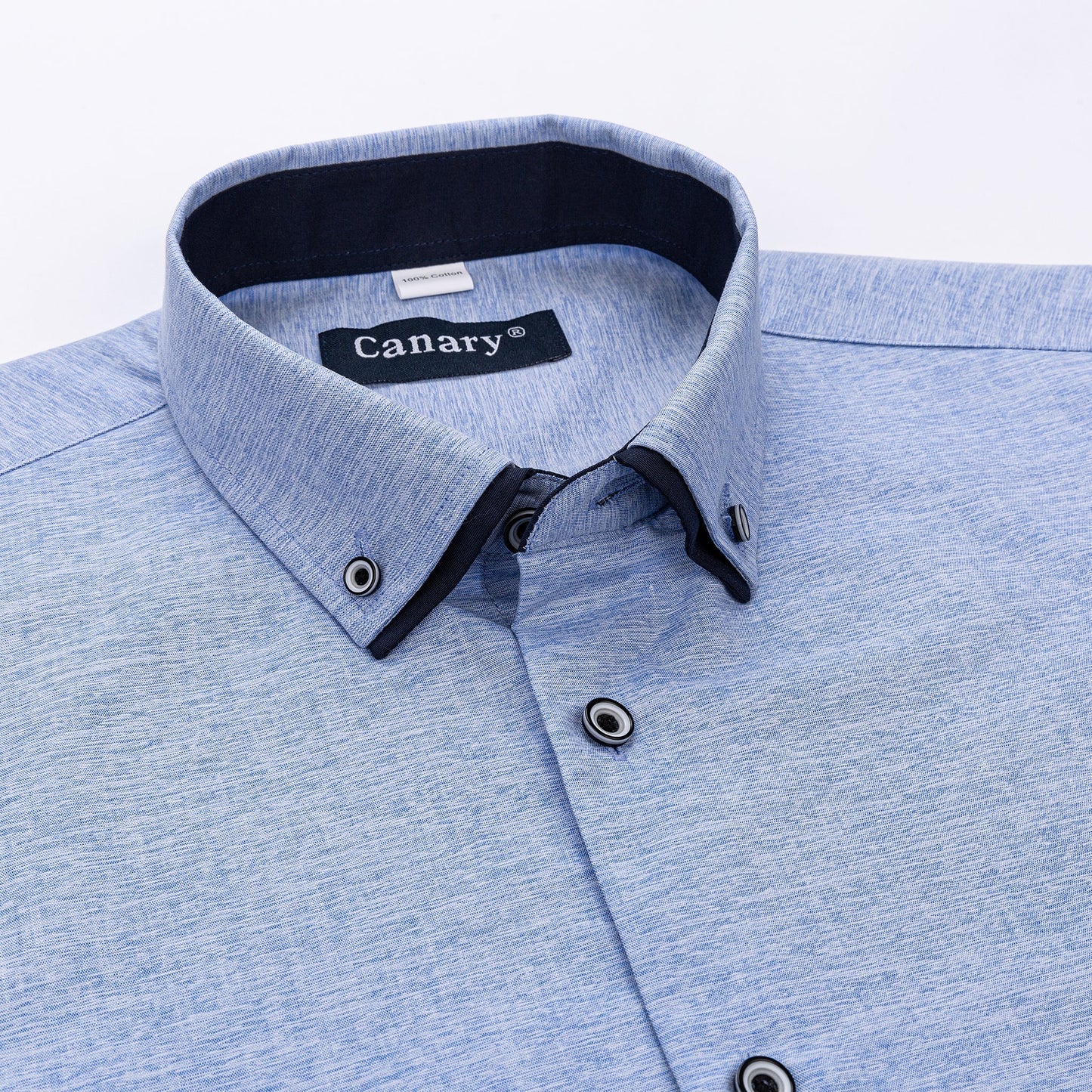 Slim fit kék férfi  elegáns ing - Canary shirt