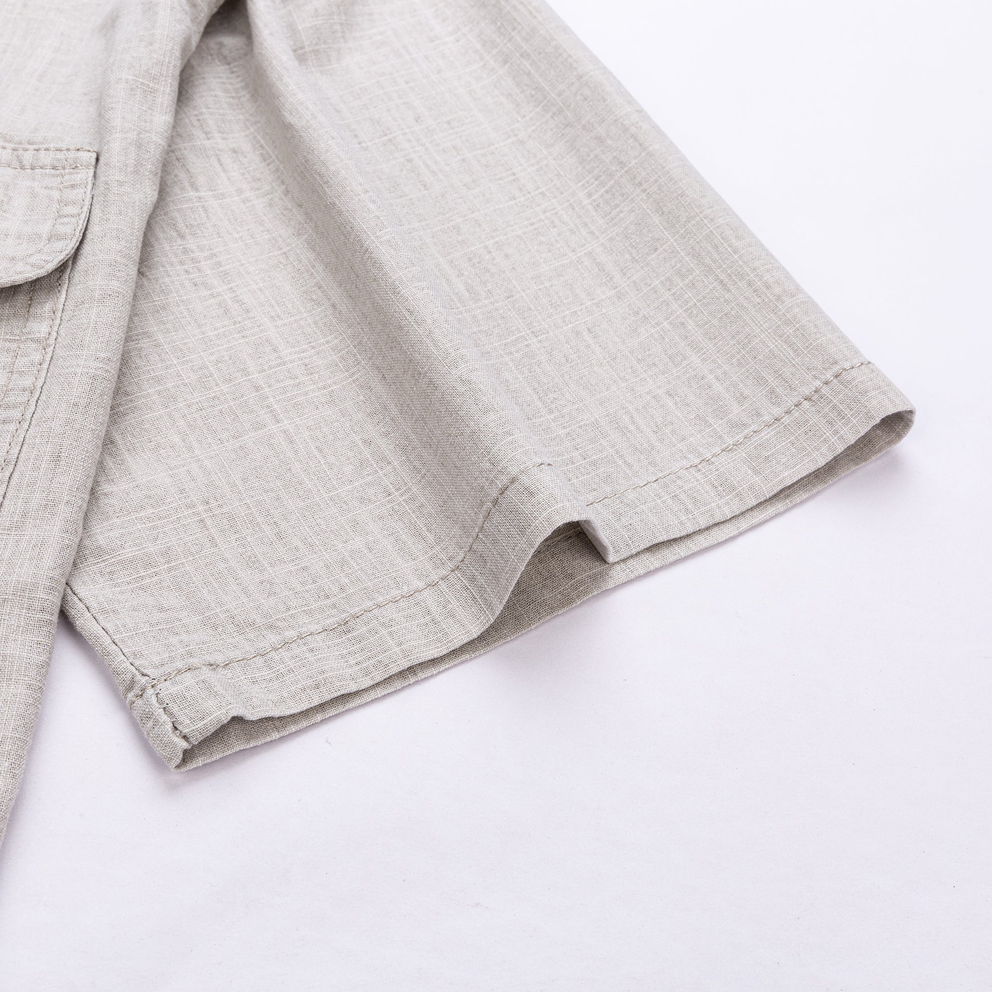 Rövid ujjú lenvászon ing