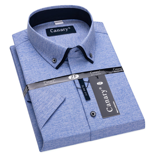 elegáns slim fit ing Canary shirt