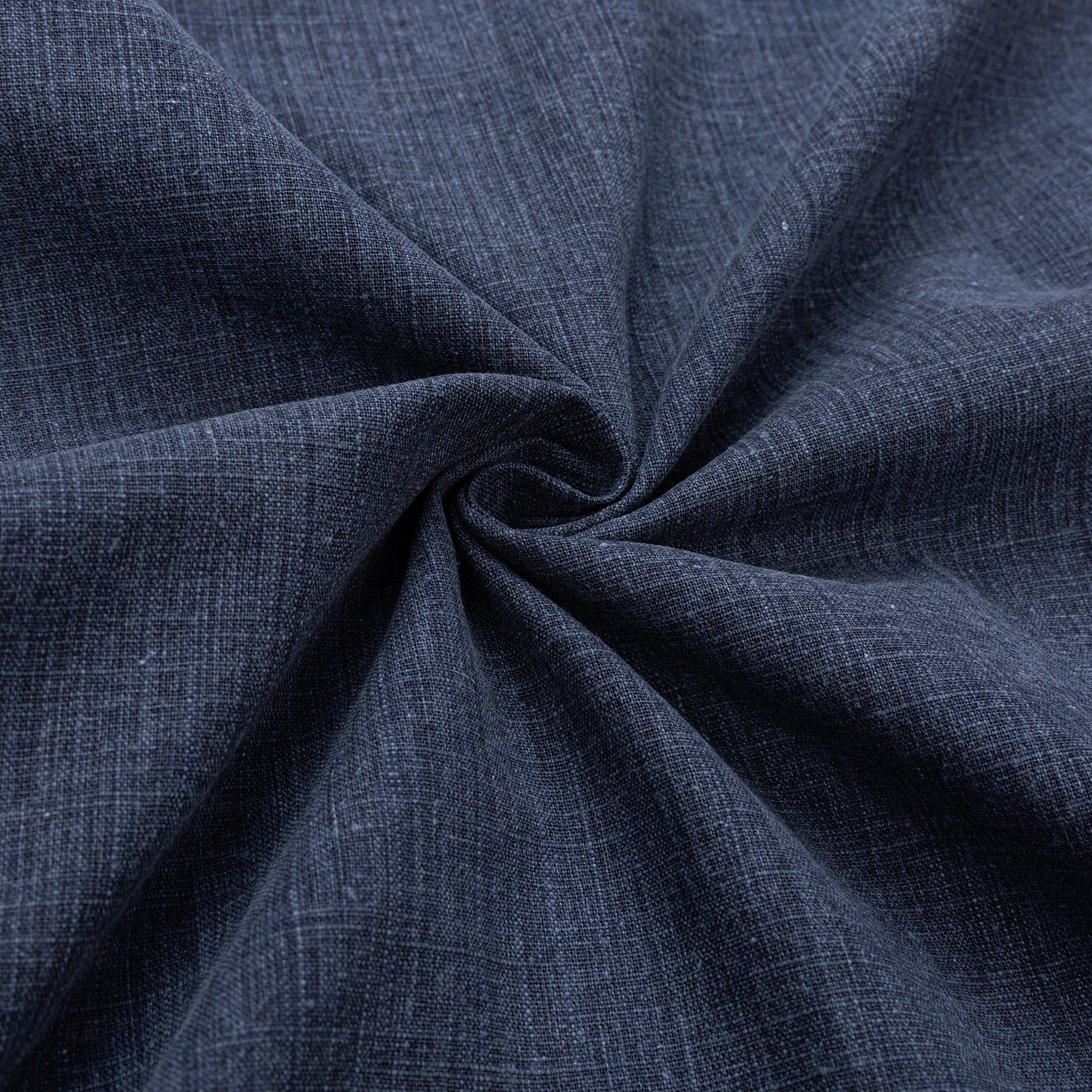 Sötétkék lenvászon férfi ing minden napokra