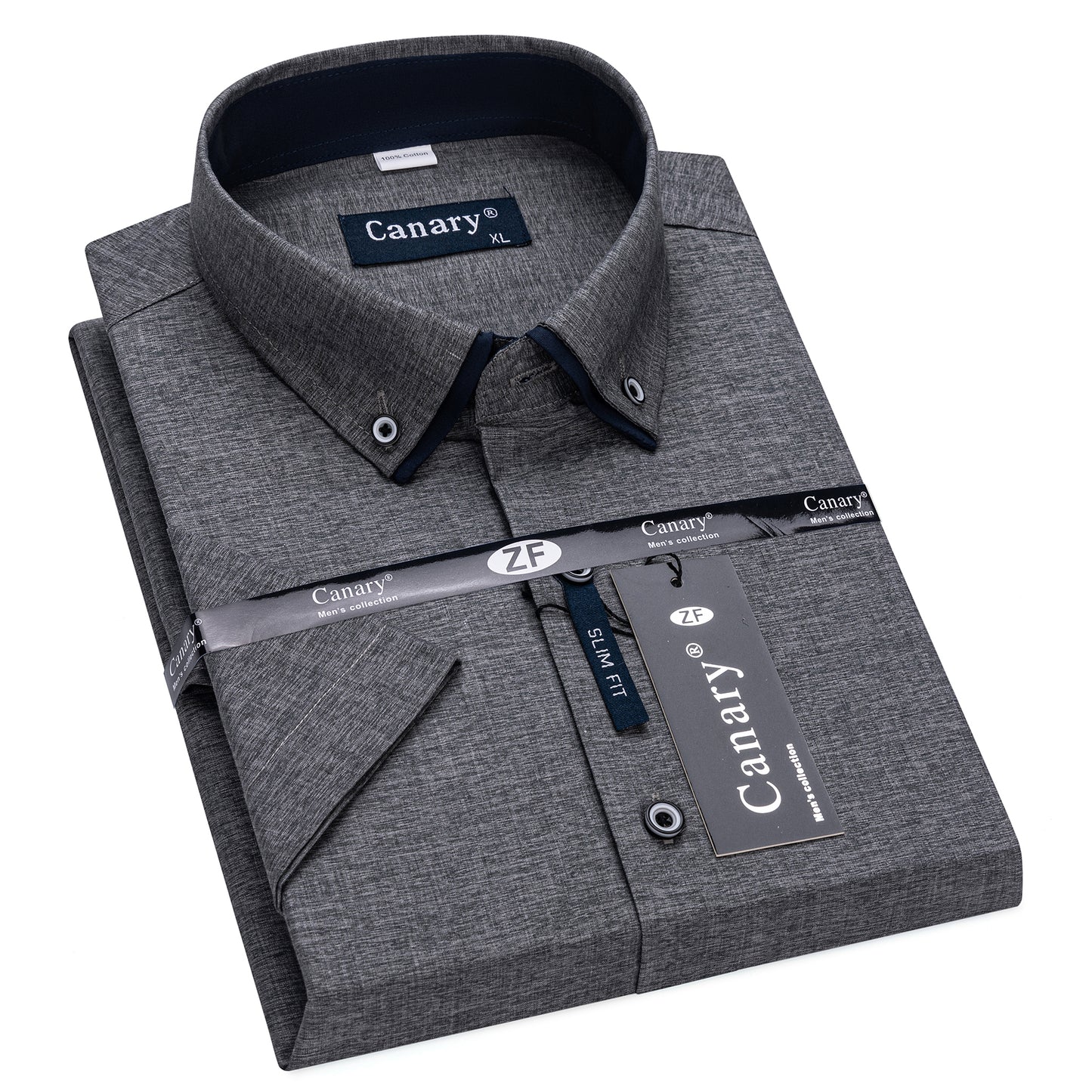 Canary sötét szürke slim fit ing