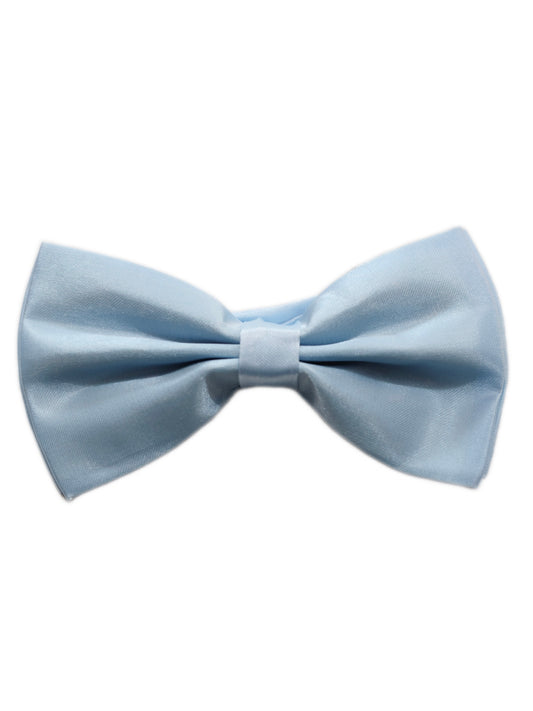 Világoskék egyrétegű férfi csokornyakkendő állítható pánttal – elegáns alkalmi viselethez