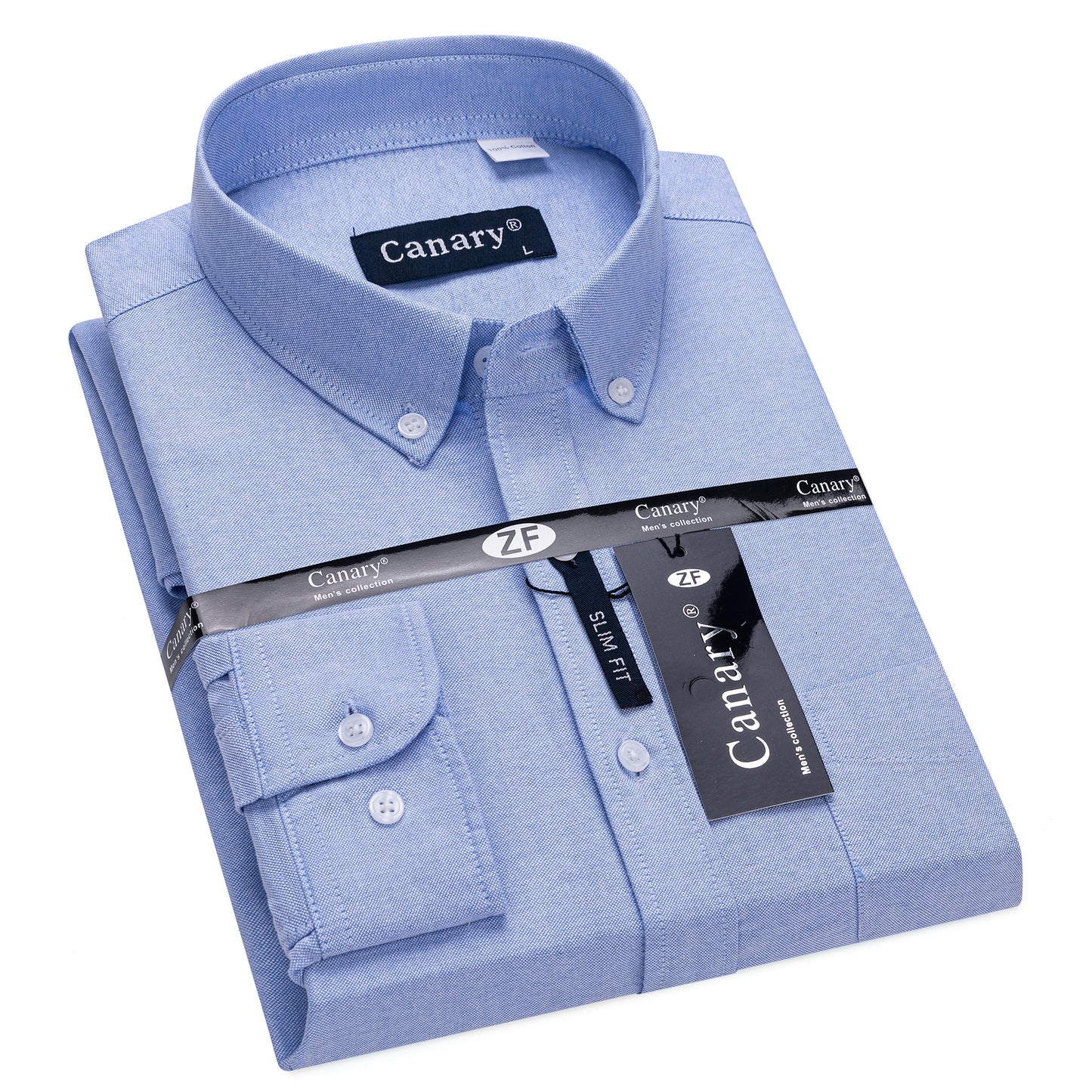 világoskék oxford férfi ing slim fit prémium anyag ing