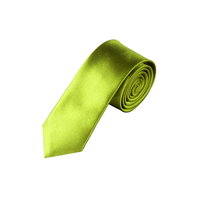 Egyszínű zöld férfi nyakkendő, elegáns megjelenéshez.