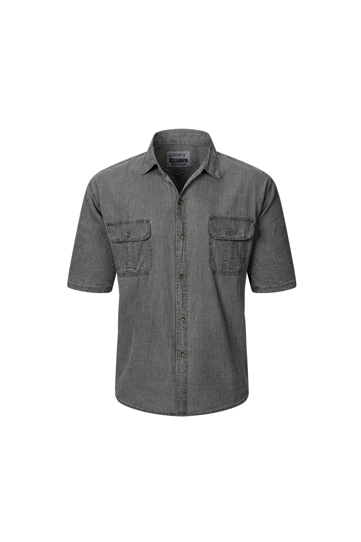 Zöld vászon ing Canary shirt