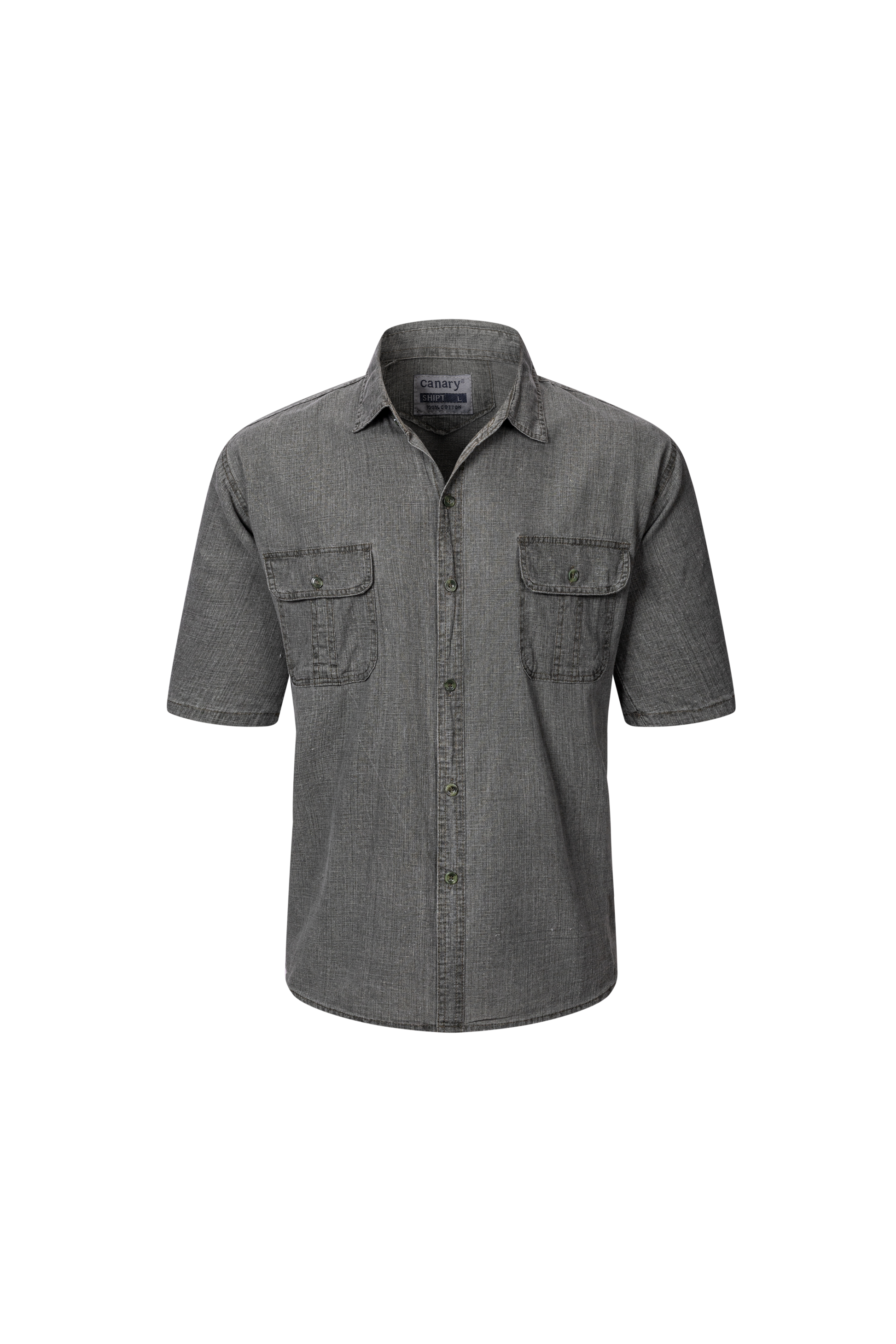 Zöld vászon ing Canary shirt